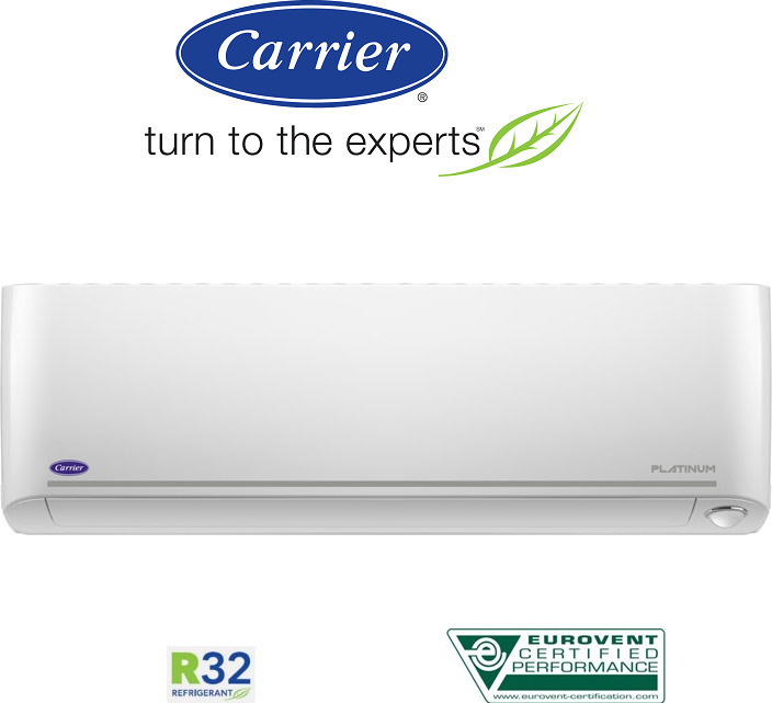 Carrier Platinum 42QHP09E8S/38QHP09E8S Κλιματιστικό Inverter 9000 BTU A+++/A+++ με WiFi