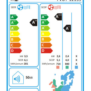 F&U FVIN-12138/FVOT-12139 Κλιματιστικό Inverter 12000 BTU A++/A+ με WiFi - Image 3