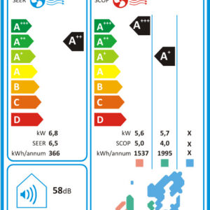Nordstar TN +Plus+ NORP-26CHSD/TP41I Κλιματιστικό Inverter 24000 BTU A++/A+ με WiFi - Image 3