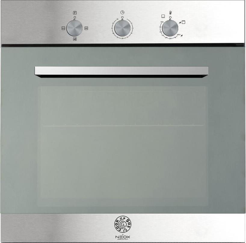 COOK ON GAS F63 4 COG G K SS GN ΕΝΤΟΙΧΙΖΟΜΕΝΟΣ ΙΝΟΧ ΦΟΥΡΝΟΣ ΑΕΡΙΟΥ ΜΕ ΑΕΡΑ ΣΟΥΒΛΑ ΚΑΙ ΓΚΡΙΛ ΑΕΡΙΟΥ