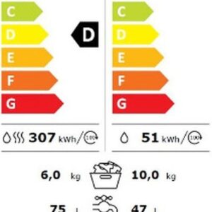 AEG LWR85165O Πλυντήριο Στεγνωτήριο Ρούχων 10kg / 6kg Ατμού 1600 Στροφές - Image 4