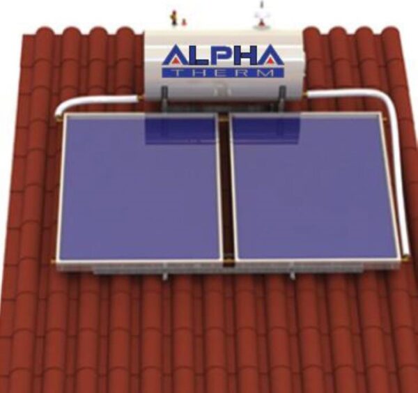 Alpha Therm Saec Ηλιακός Θερμοσίφωνας 160lt 3m² Glass Τριπλής Ενεργείας - Image 2