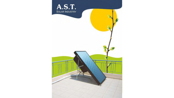 A.S.T. Compact Ηλιακός Θερμοσίφωνας 100lt 1.53m² Glass Τριπλής Ενέργειας για Αντλία Θερμότητας