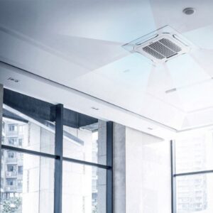 AUX ALCA-H24/NDR3HAB/AL-H24/NDR3A Επαγγελματικό Κλιματιστικό Inverter Κασέτα 24000 BTU με Ψυκτικό Υγρό R32 - Image 2