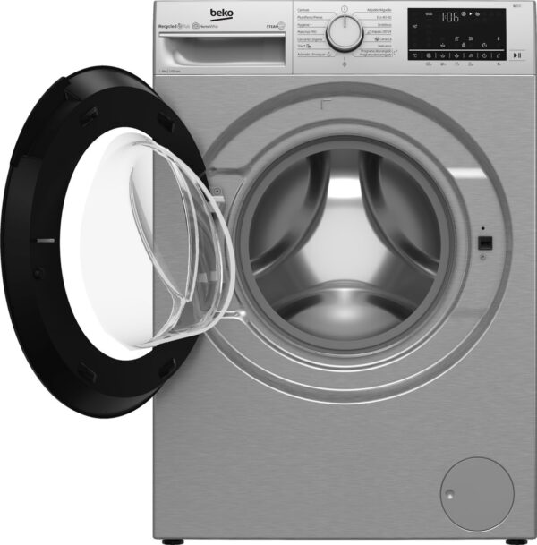 Beko B3WFT58220X Πλυντήριο Ρούχων 8kg 1200 Στροφών - Image 2