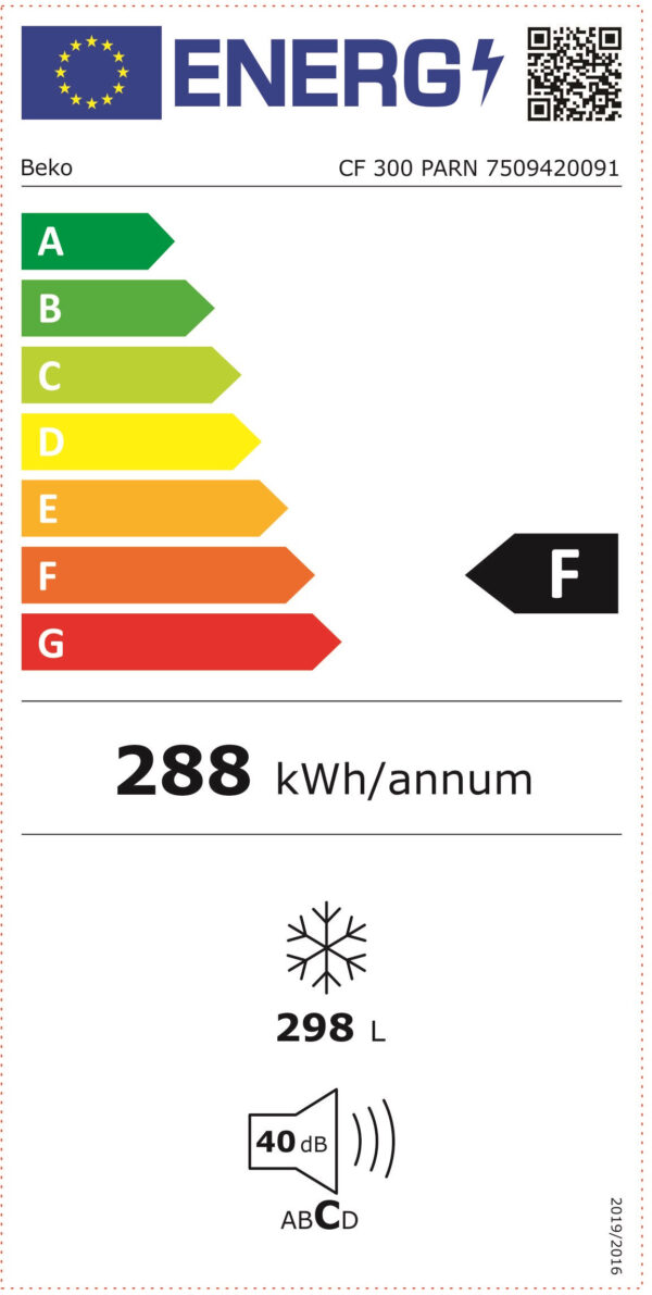 Beko CF300PARN Καταψύκτης Μπαούλο 298lt - Image 2