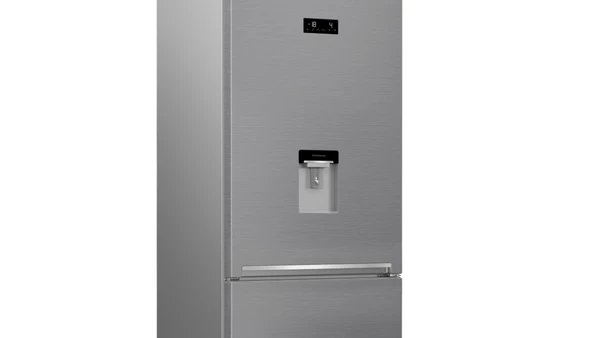 Beko RCNE560E40DZXBN Ψυγειοκαταψύκτης 510lt No Frost Υ192xΠ70xΒ75cm Inox: Έξοδος για κρύο νερό & ειδοποίηση ανοιχτής πόρτας