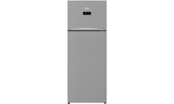 Beko RDNE505E30ZXBN Δίπορτο Ψυγείο 455lt Full No Frost Υ185xΠ70xΒ69cm Inox