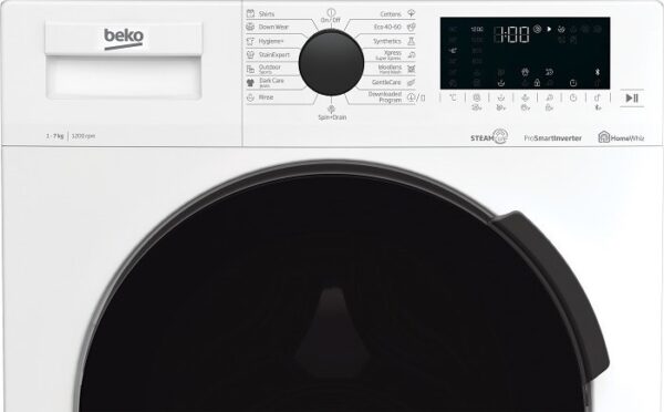 Beko WUE7626XBWS Πλυντήριο Ρούχων 7kg 1200 Στροφών - Image 3