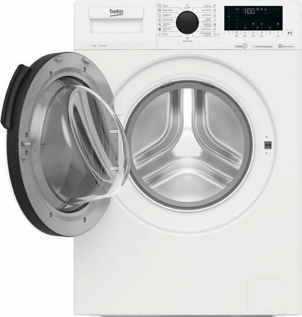 Beko WUE7626XBWS Πλυντήριο Ρούχων 7kg 1200 Στροφών - Image 2