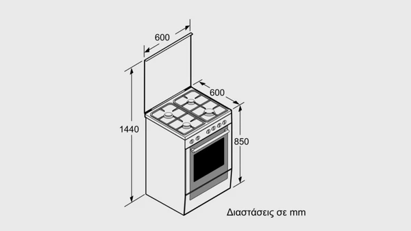 Bosch HXN39AD50: Σχεδίαση