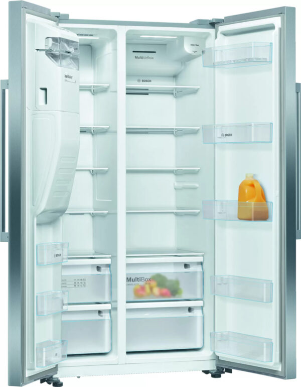 Bosch KAD93VIFP Ψυγείο Ντουλάπα 562lt No Frost Υ178.7xΠ90.8xΒ70.7cm Inox - Image 2