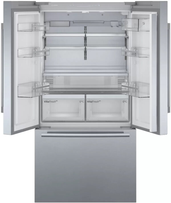 Bosch KFF96PIEP Ψυγείο Ντουλάπα 573lt Full No Frost Υ183xΠ90.5xΒ70.6cm Inox - Image 2