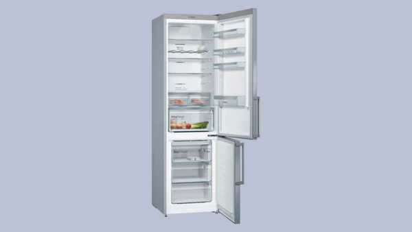 Bosch KGN397IEQ Ψυγειοκαταψύκτης 368lt Full No Frost Υ203xΠ60xΒ66cm Inox: Δύο διαφορετικά κυκλώματα ψύξης