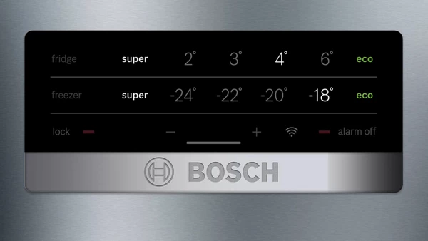 Bosch KGN49XLEA Ψυγειοκαταψύκτης 438lt Full No Frost Υ203xΠ70xΒ67cm Inox: Διατηρεί στις θερμοκρασίες που πρέπει όλα τα τρόφιμα