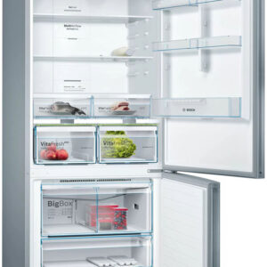 Bosch KGN86VIEA Ψυγειοκαταψύκτης 631lt Full No Frost Υ186xΠ86xΒ81cm Inox - Image 4