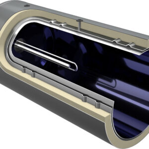 Calpak Mark 5 Ηλιακός Θερμοσίφωνας 160lt 2.6m² Glass Τριπλής Ενέργειας - Image 2