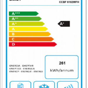 Candy CCBF 6182 WFH Ψυγειοκαταψύκτης No Frost Υ185xΠ60xΒ60cm Λευκός - Image 2