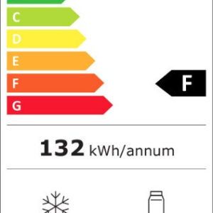 Crown GN-1101 Μονόπορτο Ψυγείο 81lt Υ84xΠ48xΒ56cm Λευκό - Image 2