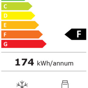 Davoline RF 85S Μονόπορτο Ψυγείο 102lt Υ84xΠ50xΒ56cm Inox - Image 2