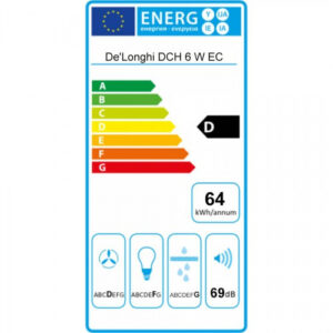 DeLonghi DCH6WEC Ελεύθερος 60cm White - Image 2