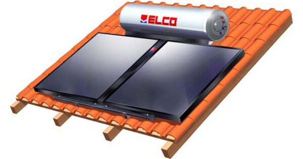 Elco Sol-Tech RF Ηλιακός Θερμοσίφωνας 160lt 2.5m² Glass Τριπλής Ενέργειας Κεραμοσκεπής