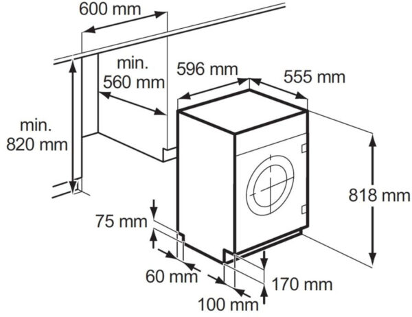 Electrolux EWG147410W Πλυντήριο Ρούχων 7kg 1400 Στροφών - Image 2