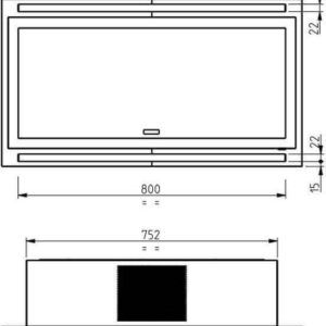 Elica Cloud Seven IX/F/90 Απορροφητήρας Νησίδα-Οροφής 90cm Inox - Image 2