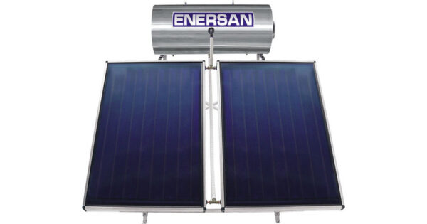 Enersan ECO Ηλιακός Θερμοσίφωνας 200lt 4m² Glass Διπλής Ενέργειας