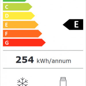 Eskimo ES RBF334E194DIN Ψυγειοκαταψύκτης 347lt No Frost Υ195xΠ60xΒ68.5cm Inox - Image 3