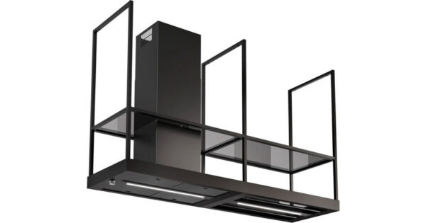 Faber T-Shelf EV8 BK Matt A180 Απορροφητήρας Νησίδα-Οροφής 180cm Μαύρος