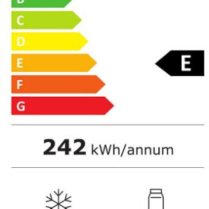 Finlux FXCA 3740CE IX Ψυγειοκαταψύκτης 341lt Υ186xΠ59.5xΒ65cm Inox - Image 3