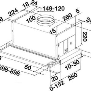 Franke Dynamic Συρόμενος Απορροφητήρας 90cm Inox - Image 3
