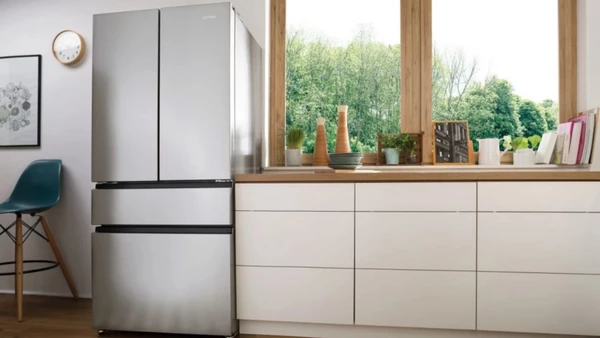 Gorenje NRM8181UX Ψυγείο Ντουλάπα 480lt Full No Frost Υ181.7xΠ79.4xΒ70.6cm Inox: Ελάχιστος θόρυβος