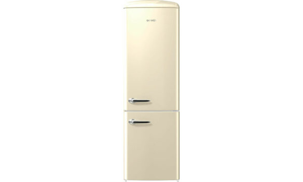 Gorenje ONRK 193 C Retro Ψυγειοκαταψύκτης 313lt No Frost Υ194xΠ60xΒ64cm Μπεζ