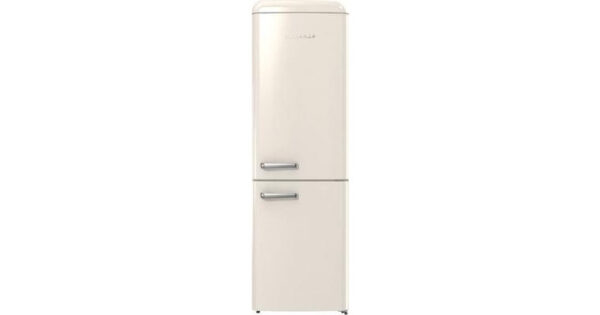 Gorenje ONRK619EC Retro Ψυγειοκαταψύκτης 300lt Full No Frost Υ194xΠ60xΒ66.9cm Μπεζ