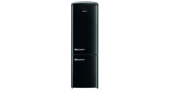 Gorenje ORK192BK Retro Ψυγειοκαταψύκτης 324lt Υ194xΠ60xΒ66.9cm Μαύρος