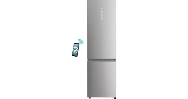 Haier HDPW5620DNPK Ψυγειοκαταψύκτης 406lt Full No Frost Υ205xΠ59.5xΒ66.7cm Inox