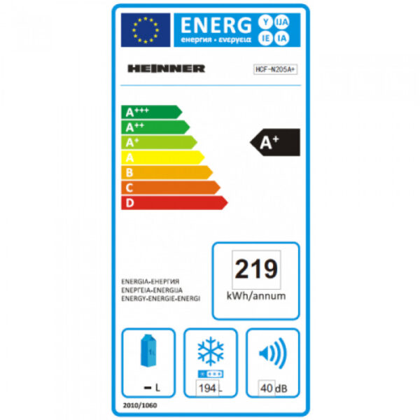 Heinner HCF-N205A+ Καταψύκτης Μπαούλο 200lt - Image 2