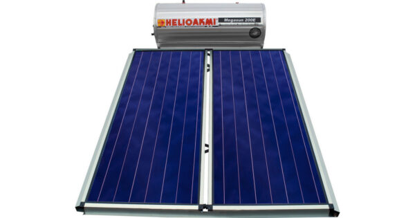 Helioakmi Megasun 200E Ηλιακός Θερμοσίφωνας 200lt 4.2m² Glass Διπλής Ενέργειας