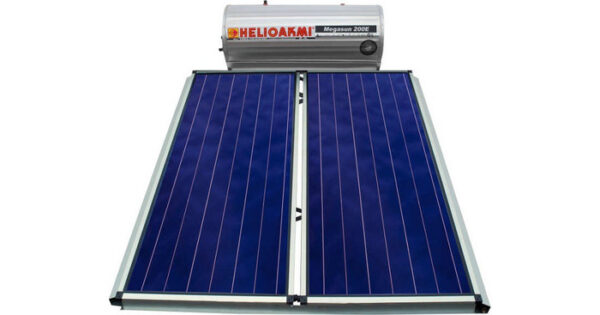 Helioakmi Megasun Ηλιακός Θερμοσίφωνας 200lt 4.2m² Glass Διπλής Ενέργειας