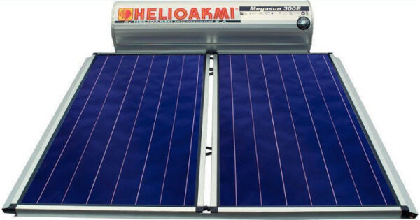 Helioakmi Megasun Ηλιακός Θερμοσίφωνας 300lt 5.24m² Glass Τριπλής Ενέργειας