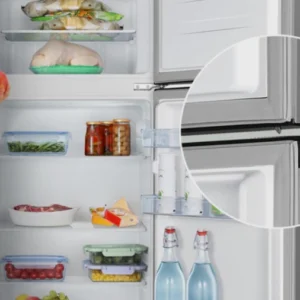 Inventor DPB144B Δίπορτο Ψυγείο 206lt Υ143.4xΠ55xΒ54.2cm Μαύρο - Image 6