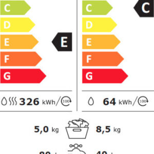 LG F2DV5S8H0E Πλυντήριο Στεγνωτήριο Ρούχων 8.5kg / 5kg Ατμού 1200 Στροφές - Image 3