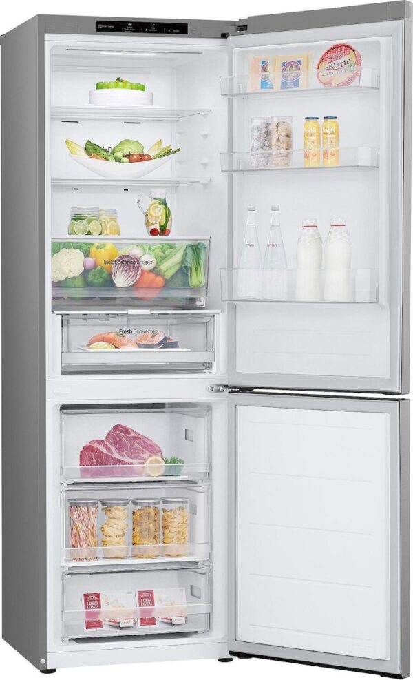 LG GBV3100DPY Ψυγειοκαταψύκτης 344lt No Frost Υ186xΠ59.5xΒ68.2cm Inox - Image 6