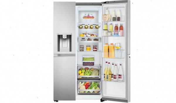 LG GSJV90PZAF Ψυγείο Ντουλάπα 635lt Full No Frost Υ179xΠ91.3xΒ73.5cm Inox - Image 2