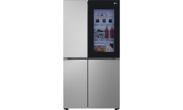 LG GSVV80PYLL Ψυγείο Ντουλάπα 655lt Full No Frost Υ179xΠ91.3xΒ73.5cm Inox