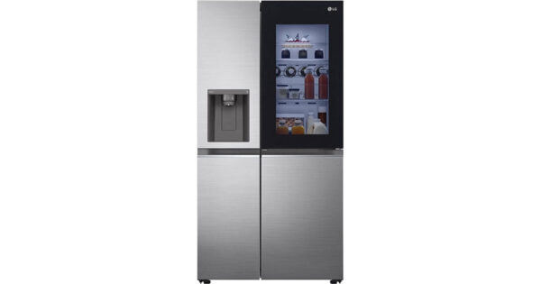 LG GSXV81PZLE Ψυγείο Ντουλάπα 635lt Full No Frost Υ179xΠ91.3xΒ73.5cm Inox