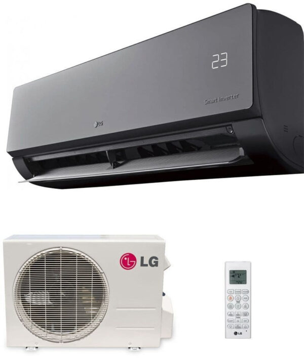 LG Mirror ArtCool AC12BK Κλιματιστικό Inverter 12000 BTU A++/A++ με Ιονιστή και Wi-Fi - Image 3