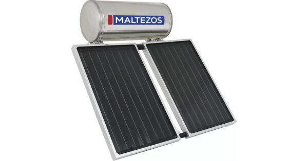 Maltezos H Ηλιακός Θερμοσίφωνας 300lt 1.95m² Inox Διπλής Ενέργειας